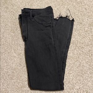Abercrombie & fitch ultra high rise Jean leggings light black